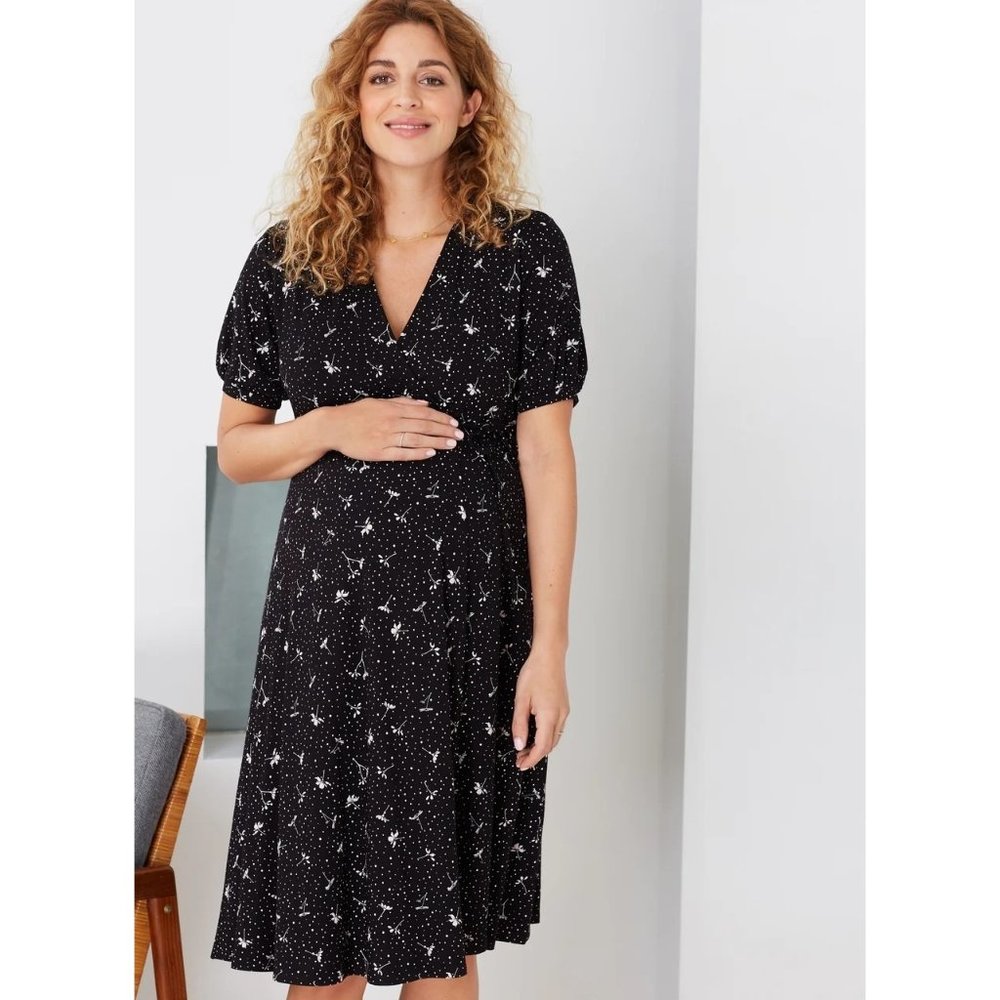 SOLD — Isabella Oliver | Evie Maternity Wrap Dress Size 12-14